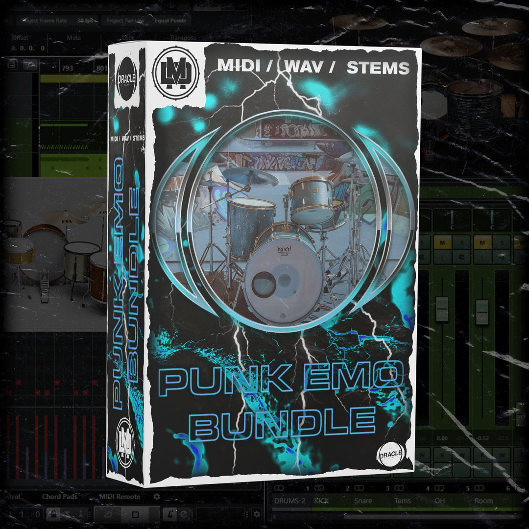 PUNK EMO BUNDLE - POP PUNK / EMO / GRUNGE / SCREAMO - DRUMMIDI.COM